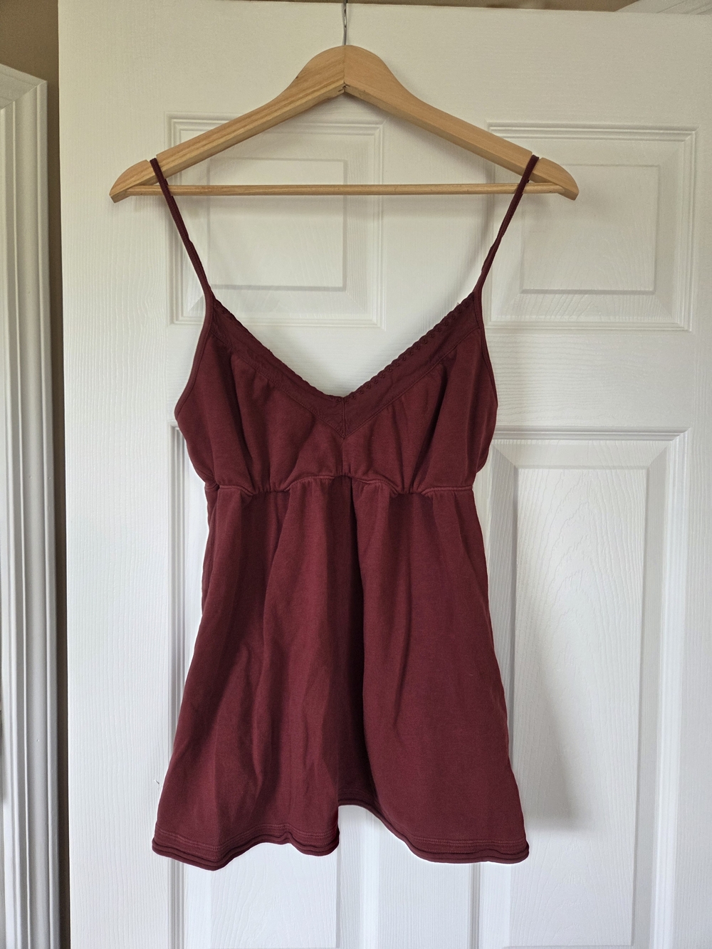 Brandy Melville Burgundy babydoll top